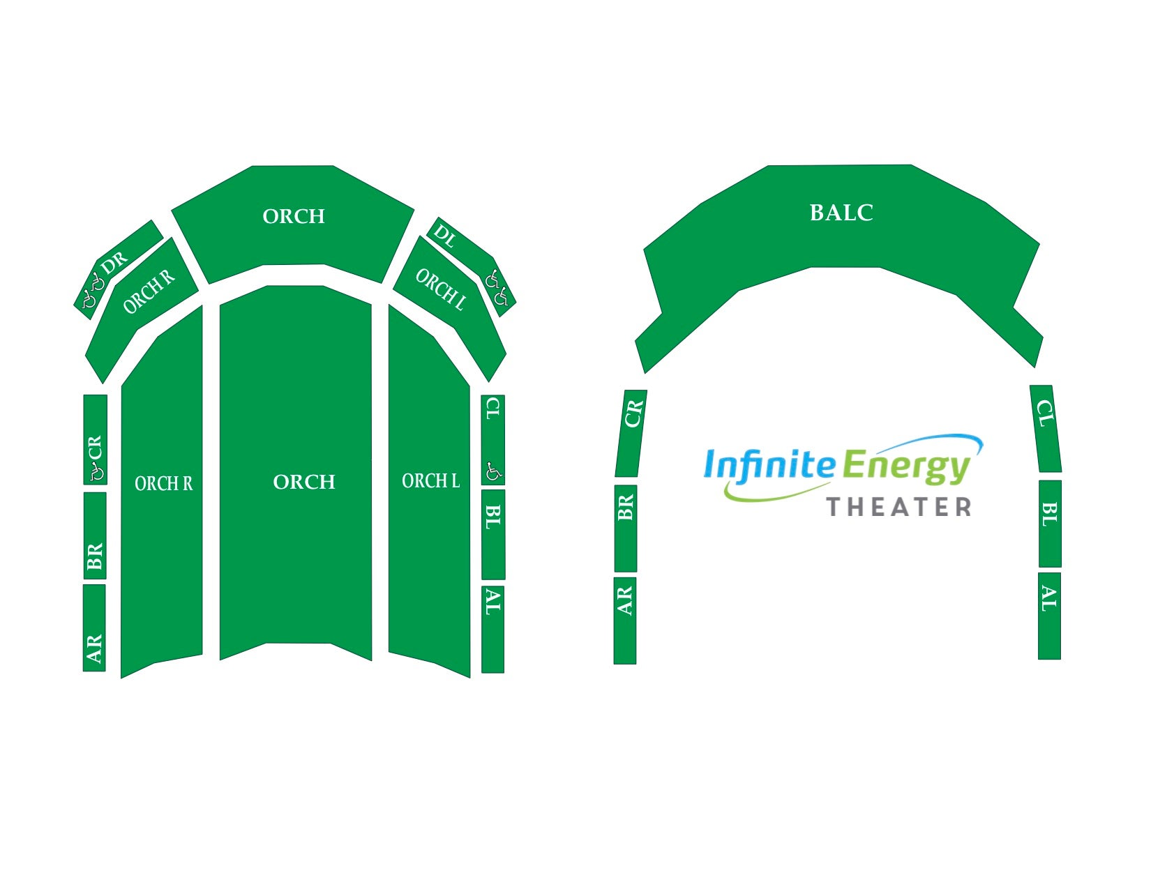 Infinite Energy Arena Seating Chart With Seat Numbers