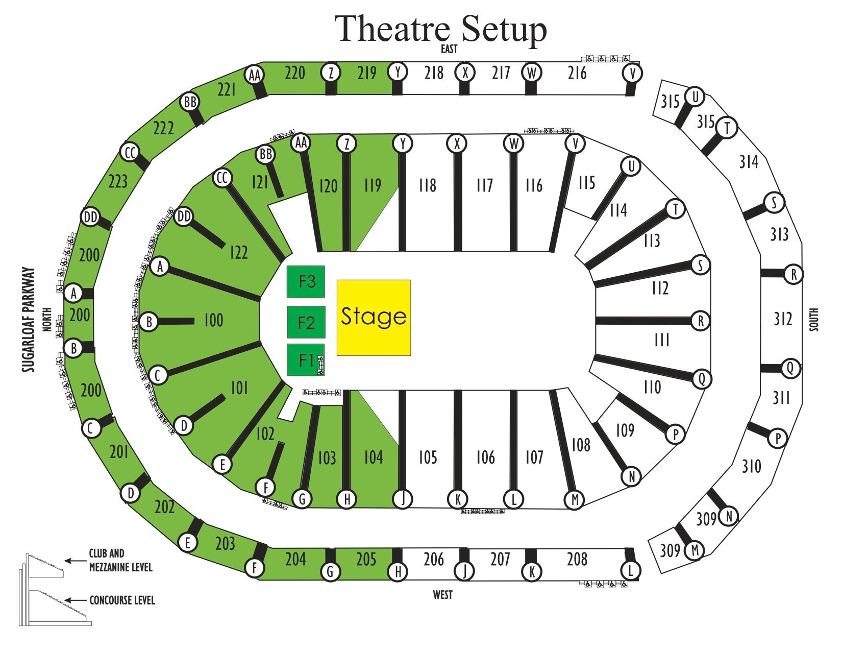 Arena At Gwinnett Seating Chart